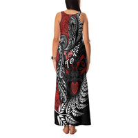 Aotearoa Toitu Te Tiriti Family Matching Tank Maxi Dress and Hawaiian Shirt New Zealand Honour the Treaty - Te Tiriti Is Us LT03 - Polynesian Pride