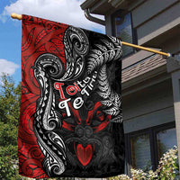 Aotearoa Toitu Te Tiriti Garden Flag New Zealand Honour the Treaty - Te Tiriti Is Us LT03 - Polynesian Pride