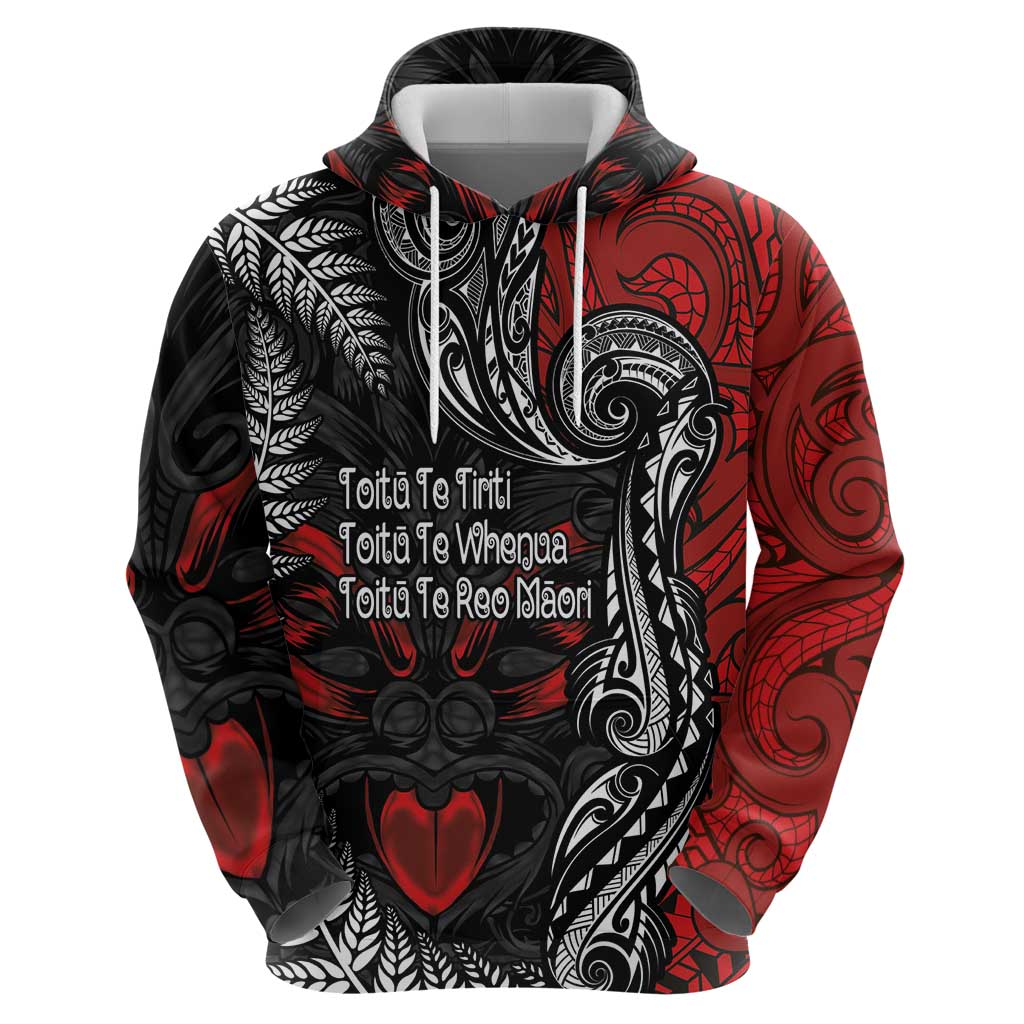 Aotearoa Toitu Te Tiriti Hoodie New Zealand Honour the Treaty - Te Tiriti Is Us LT03 - Polynesian Pride