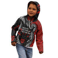 Aotearoa Toitu Te Tiriti Kid Hoodie New Zealand Honour the Treaty - Te Tiriti Is Us LT03 - Polynesian Pride