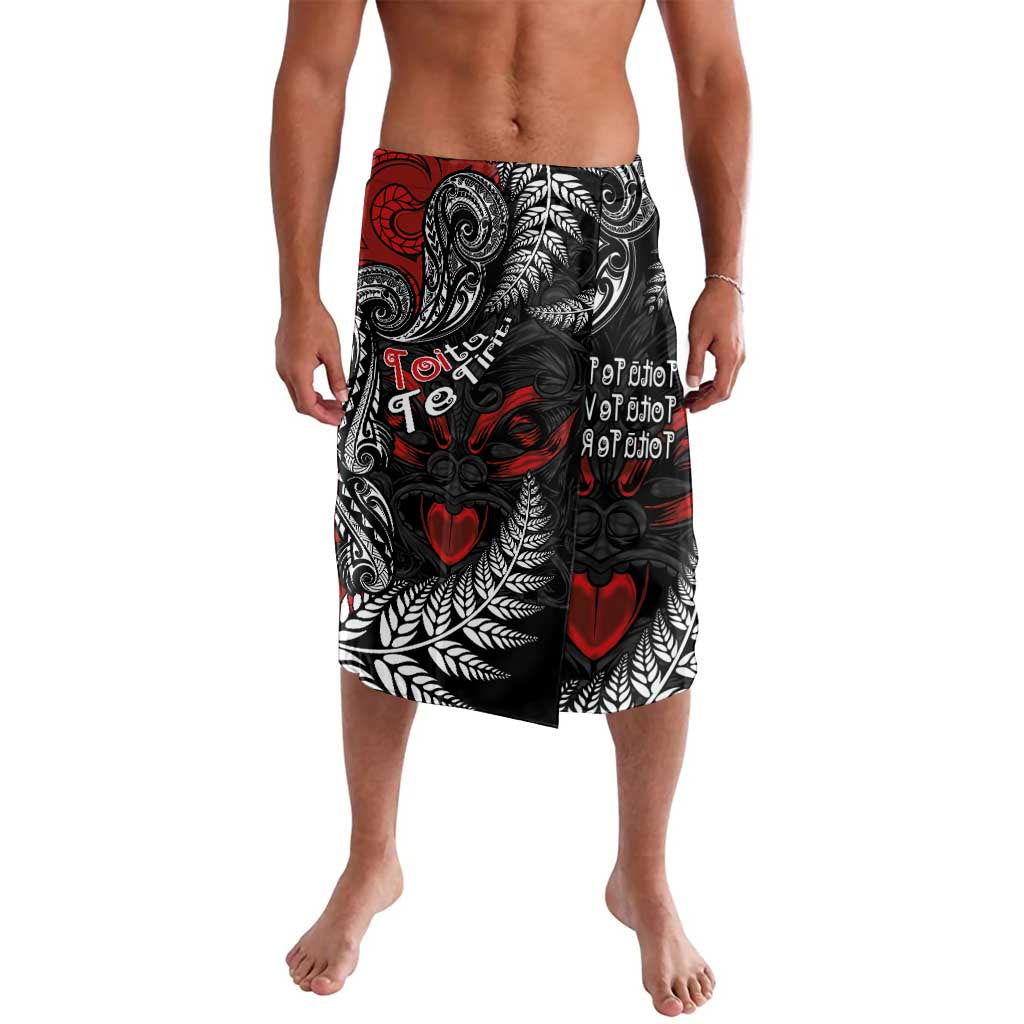 Aotearoa Toitu Te Tiriti Lavalava New Zealand Honour the Treaty - Te Tiriti Is Us LT03 Red - Polynesian Pride