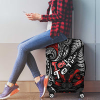 Aotearoa Toitu Te Tiriti Luggage Cover New Zealand Honour the Treaty - Te Tiriti Is Us LT03 - Polynesian Pride