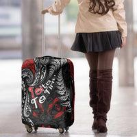 Aotearoa Toitu Te Tiriti Luggage Cover New Zealand Honour the Treaty - Te Tiriti Is Us LT03 - Polynesian Pride