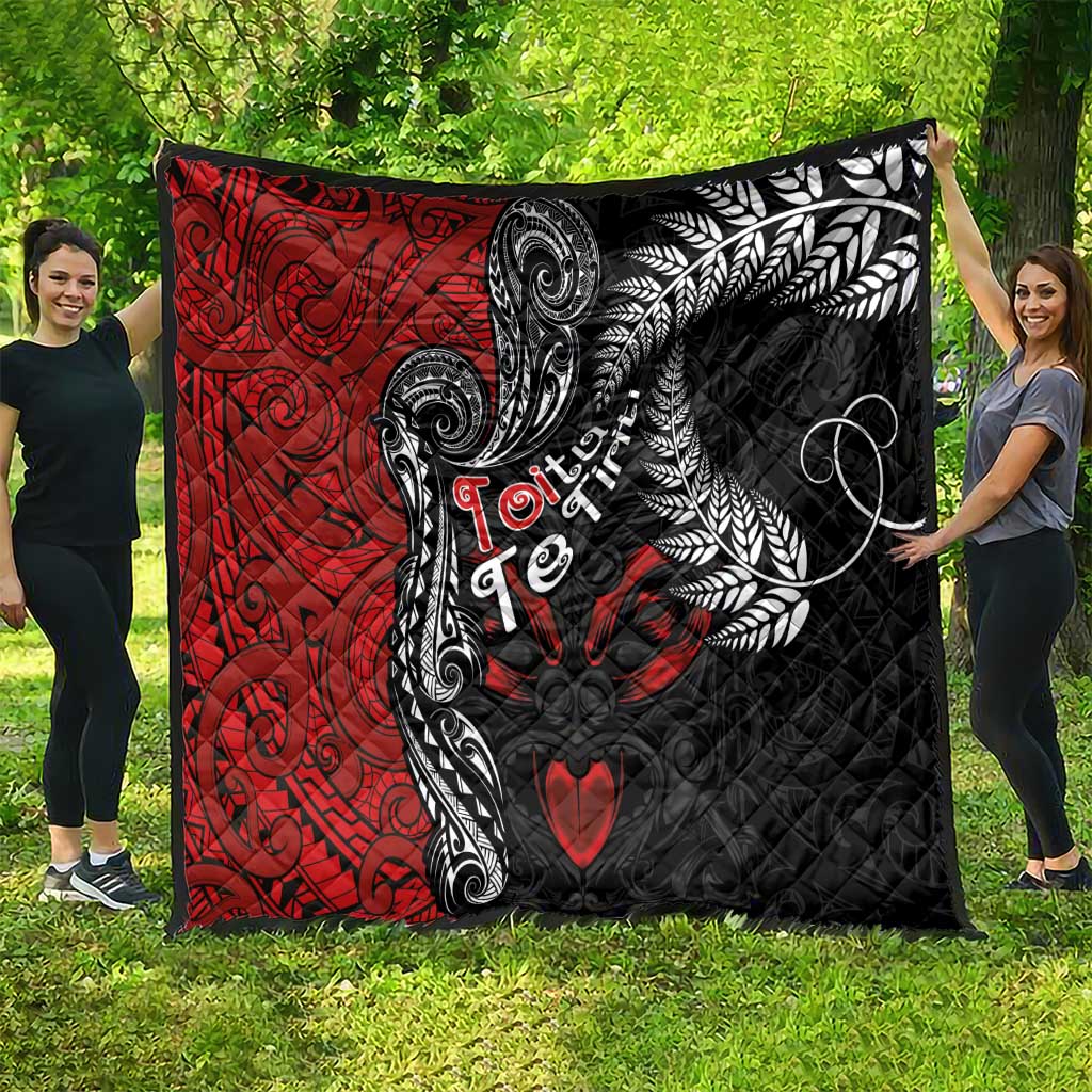 Aotearoa Toitu Te Tiriti Quilt New Zealand Honour the Treaty - Te Tiriti Is Us LT03 - Polynesian Pride