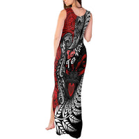 Aotearoa Toitu Te Tiriti Tank Maxi Dress New Zealand Honour the Treaty - Te Tiriti Is Us LT03 - Polynesian Pride