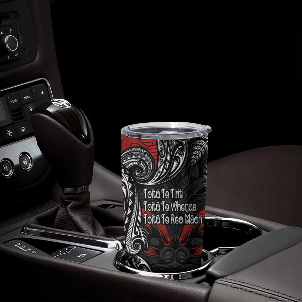 Aotearoa Toitu Te Tiriti Tumbler Cup New Zealand Honour the Treaty - Te Tiriti Is Us LT03 - Polynesian Pride