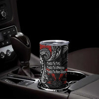 Aotearoa Toitu Te Tiriti Tumbler Cup New Zealand Honour the Treaty - Te Tiriti Is Us LT03 - Polynesian Pride