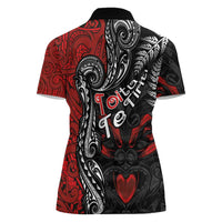 Aotearoa Toitu Te Tiriti Women Polo Shirt New Zealand Honour the Treaty - Te Tiriti Is Us LT03 - Polynesian Pride