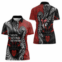 Aotearoa Toitu Te Tiriti Women Polo Shirt New Zealand Honour the Treaty - Te Tiriti Is Us LT03 - Polynesian Pride
