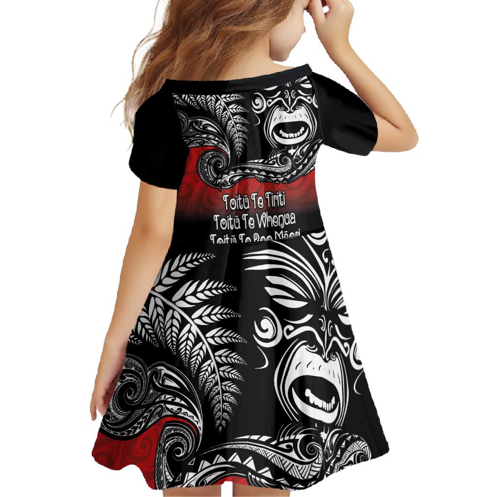 Aotearoa Toitu Te Tiriti Family Matching Off Shoulder Maxi Dress and Hawaiian Shirt New Zealand Honour the Treaty - Fight Together LT03 - Polynesian Pride
