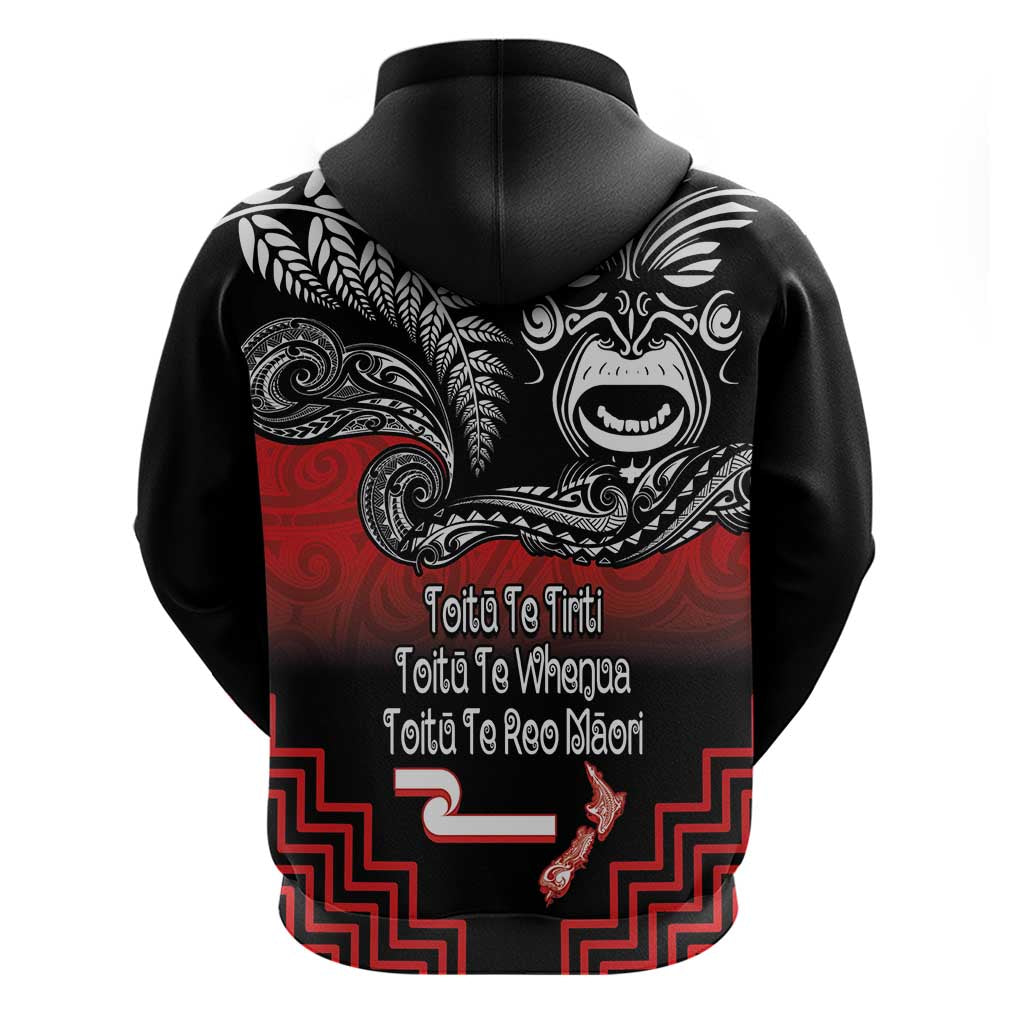 Aotearoa Toitu Te Tiriti Hoodie New Zealand Honour the Treaty - Fight Together LT03 - Polynesian Pride