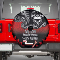 Aotearoa Toitu Te Tiriti Spare Tire Cover New Zealand Honour the Treaty - Fight Together LT03 - Polynesian Pride