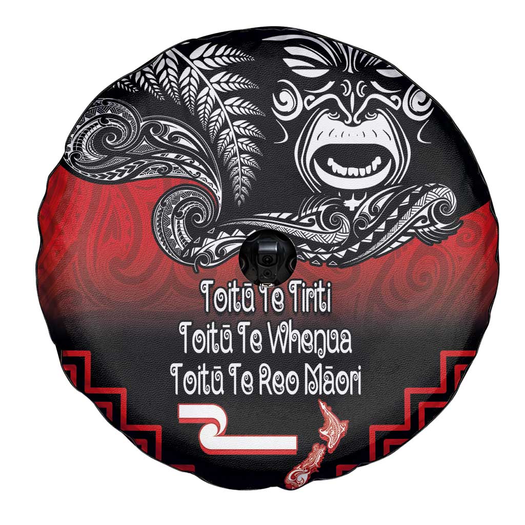 Aotearoa Toitu Te Tiriti Spare Tire Cover New Zealand Honour the Treaty - Fight Together LT03 - Polynesian Pride