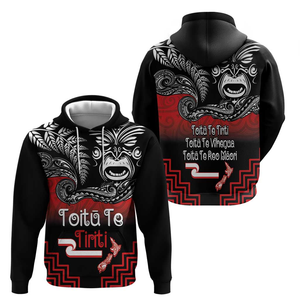 Aotearoa Toitu Te Tiriti Zip Hoodie New Zealand Honour the Treaty - Fight Together LT03 - Polynesian Pride