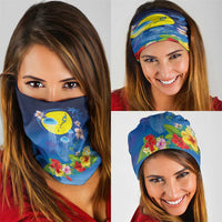 Palau Jellyfish Neck Gaiter Ocean Heritage Tropical Plants LT03 - Polynesian Pride
