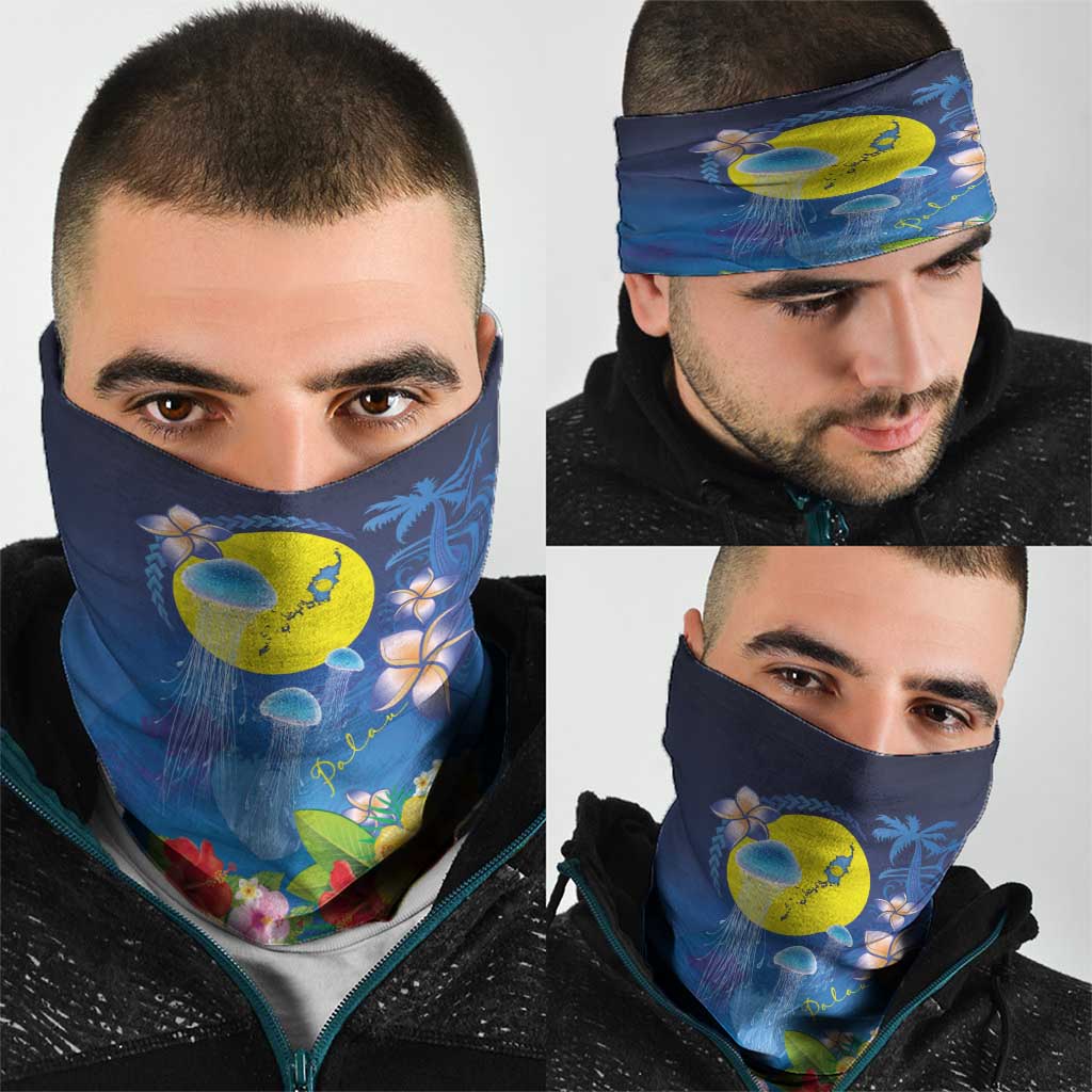 Palau Jellyfish Neck Gaiter Ocean Heritage Tropical Plants LT03 - Polynesian Pride