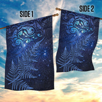New Zealand Matariki Garden Flag Maori Pattern and Silver Fern