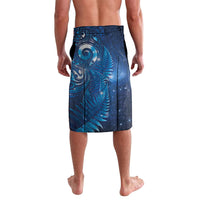 Aotearoa New Zealand New Year Lavalava Tribal Koru Tattoo Blue Galaxy Maori Silver Fern