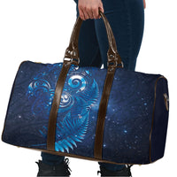 Aotearoa New Zealand New Year Travel Bag Tribal Koru Tattoo Blue Galaxy Maori Silver Fern LT03 - Polynesian Pride