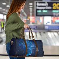 Aotearoa New Zealand New Year Travel Bag Tribal Koru Tattoo Blue Galaxy Maori Silver Fern LT03 - Polynesian Pride