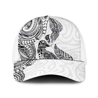 Aotearoa Moko Tribal Tattoo Baseball Net Cap New Zealand Maori Penguin and Fantail White Color LT03 One Size White White - Polynesian Pride