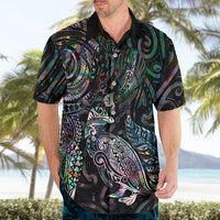 Aotearoa Moko Tribal Tattoo Hawaiian Shirt New Zealand Maori Penguin and Fantail Paua Shell Style LT03 - Polynesian Pride