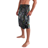 Aotearoa Moko Tribal Tattoo Lavalava New Zealand Maori Penguin and Fantail Paua Shell Style LT03 - Polynesian Pride