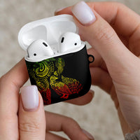 Aotearoa Moko Tribal Tattoo AirPods Case New Zealand Maori Penguin and Fantail Reggae Style LT03 - Polynesian Pride