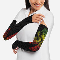 Aotearoa Moko Tribal Tattoo Arm Sleeves New Zealand Maori Penguin and Fantail Reggae Style LT03 - Polynesian Pride