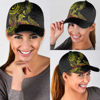 Aotearoa Moko Tribal Tattoo Classic Cap New Zealand Maori Penguin and Fantail Reggae Style LT03 - Polynesian Pride