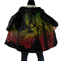 Aotearoa Moko Tribal Tattoo Cloak New Zealand Maori Penguin and Fantail Reggae Style LT03 - Polynesian Pride