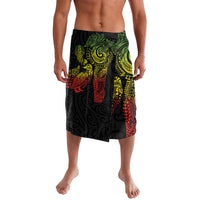 Aotearoa Moko Tribal Tattoo Lavalava New Zealand Maori Penguin and Fantail Reggae Style LT03 Multicolor - Polynesian Pride