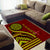 Kolisi Tonga Atele Area Rug Ngatu and Polynesian Pattern