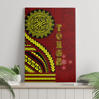 Kolisi Tonga Atele Canvas Wall Art Ngatu and Polynesian Pattern