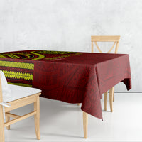 Kolisi Tonga Atele Tablecloth Ngatu and Polynesian Pattern