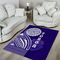 Tupou College Toloa Area Rug Ngatu and Polynesian Pattern