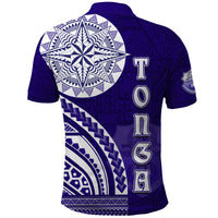 Tupou College Toloa Polo Shirt Ngatu and Polynesian Pattern