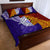 Kolisi Tonga Atele and Tupou College Toloa Quilt Bed Set Ngatu and Polynesian Spiral Pattern