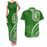 Liahona High School Couples Matching Tank Maxi Dress and Hawaiian Shirt Ngatu and Polynesian Pattern