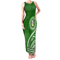 Liahona High School Family Matching Tank Maxi Dress and Hawaiian Shirt Ngatu and Polynesian Pattern