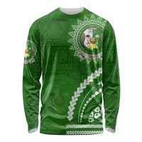 Liahona High School Long Sleeve Shirt Ngatu and Polynesian Pattern