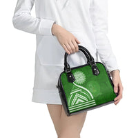 Liahona High School Shoulder Handbag Ngatu and Polynesian Pattern