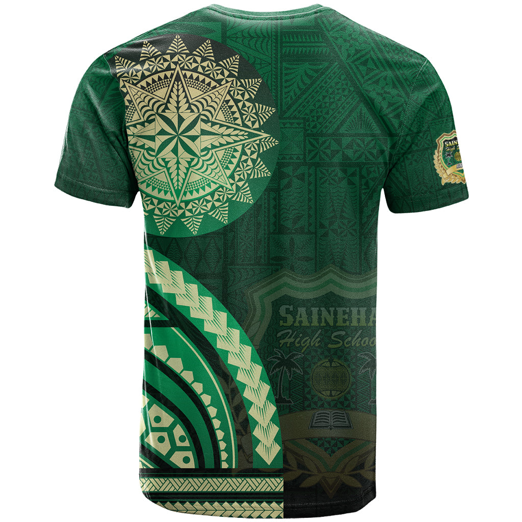 Saineha High School T Shirt Ngatu and Polynesian Pattern