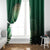 Saineha High School Window Curtain Ngatu and Polynesian Pattern