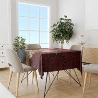 Papua New Guinea Birds and Frangipani Tablecloth Melanesian Art Tattoos LT03 - Polynesian Pride