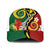 Melanesian Vanuatu Tribal Boar Tusk Baseball Net Cap Tropical Plants and Namele Motifs - Polynesian Pride
