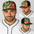 Melanesian Vanuatu Tribal Boar Tusk Baseball Net Cap Tropical Plants and Namele Motifs - Polynesian Pride