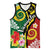 Melanesian Vanuatu Tribal Boar Tusk Basketball Jersey Tropical Plants and Namele Motifs - Polynesian Pride