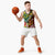 Melanesian Vanuatu Tribal Boar Tusk Basketball Jersey Tropical Plants and Namele Motifs - Polynesian Pride
