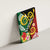 Melanesian Vanuatu Tribal Boar Tusk Canvas Wall Art Tropical Plants and Namele Motifs - Polynesian Pride